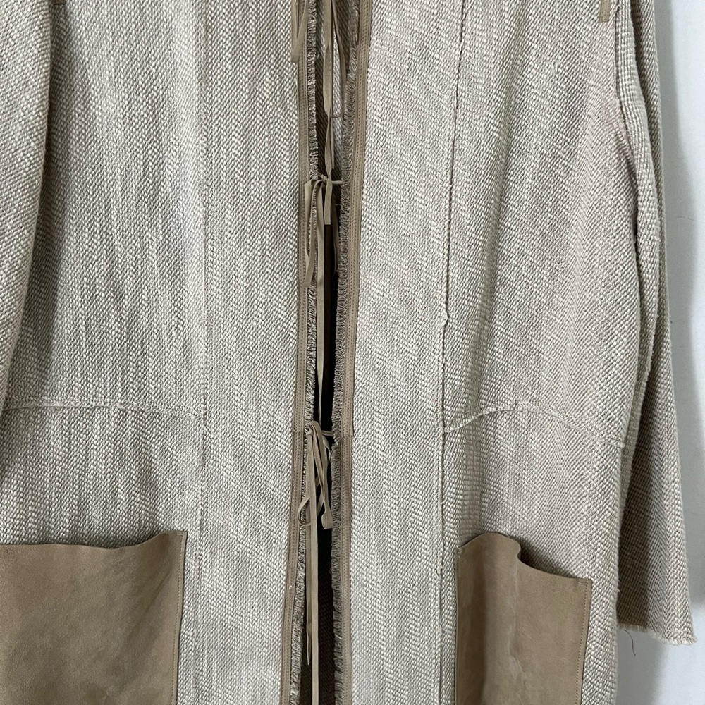 Ellie Tahari Linen Cotton Jacket size XL - Picture 2 of 12